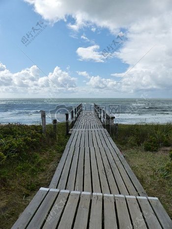 木板路海叙尔特岛水天空海岸海滩景观网站假期
