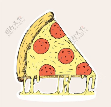 卡通披萨