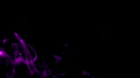 紫色神秘烟气飘逸变幻视频素材
