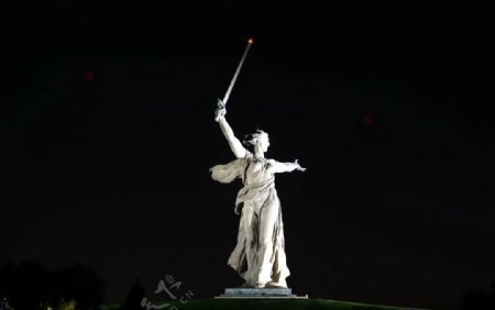 俄国马马耶夫库尔干雕像