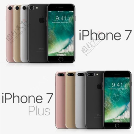 iPhone7和iPhone7Plus所有颜色