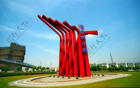 南京生命科学城雕塑
