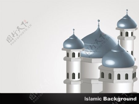 伊斯兰背景与三维清真寺