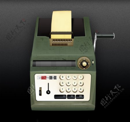 老式电话机icon图标设计