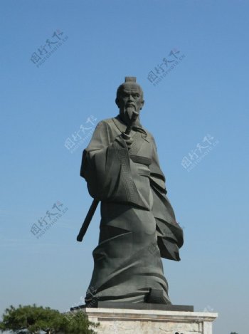 姜太公铜像