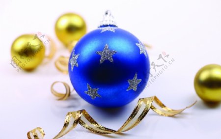 圣诞球蓝色圣诞球