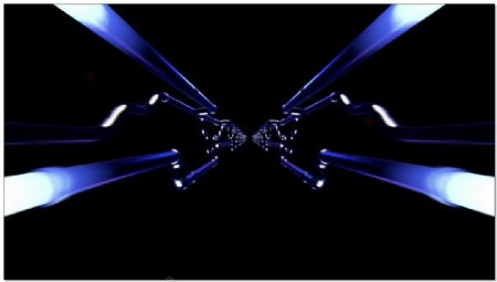 四竖光线3d科幻视频素材
