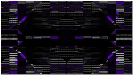 紫色几何线条视频素材