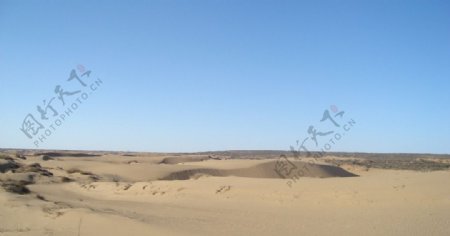 毛乌素沙漠风光内蒙古