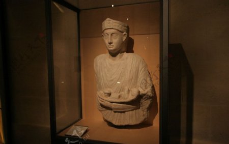 法国卢浮宫埃及古希腊雕塑半身像