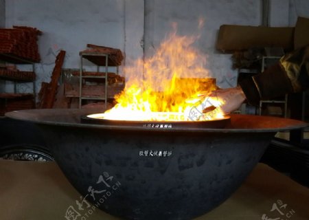 火盆壁炉篝火火把火炬