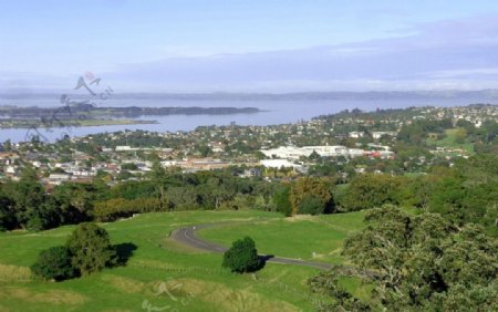 新西兰奥克兰一树山风景
