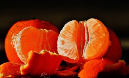 健康新鲜橘子