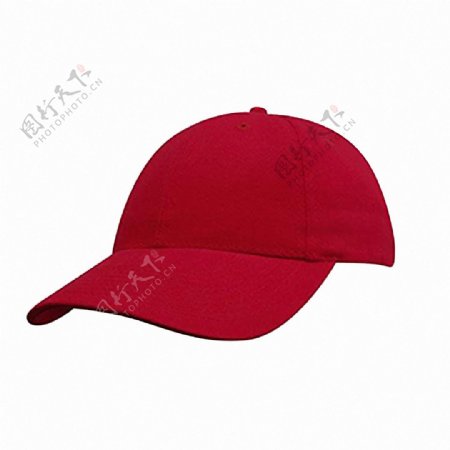 红色帆布棒球帽免抠png透明图层素材