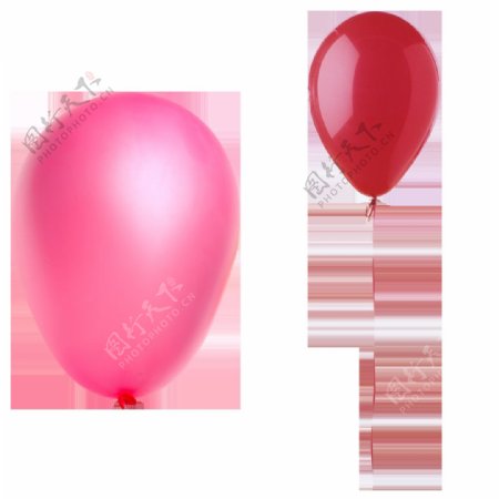 红色漂亮气球免抠png透明图层素材