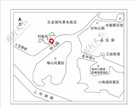 云龙湖好人园地图