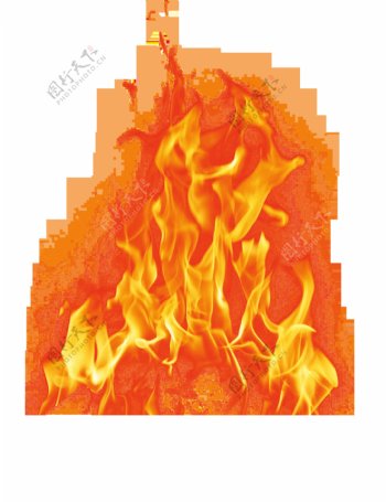 燃烧的火苗png元素素材