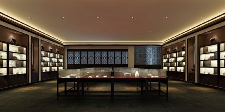 中国风古典会客厅装修效果图