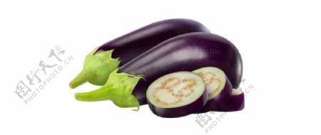 紫色茄子免抠png透明图层素材