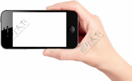 手拿智能手机图免抠png透明图层素材