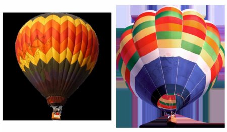 装饰热气球免抠png透明图层素材
