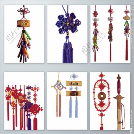 中国风装饰品中国结素材福结