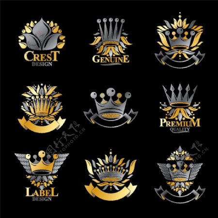 皇冠标志设计图片