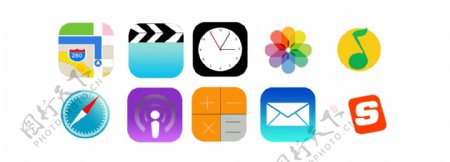 手机元素logo各类app图标素材集合