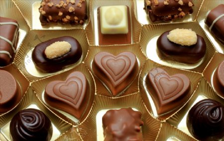 心形符号糖果巧克力