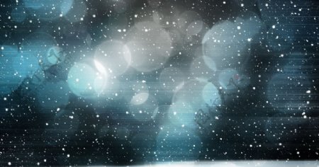 斑斓色彩雪天主题背景