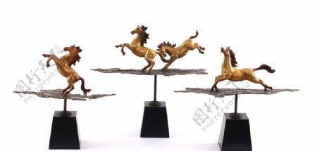 中式骏马摆件创意纯铜