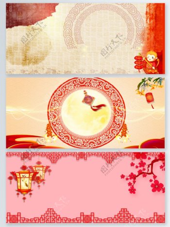 中国风艺术春节背景
