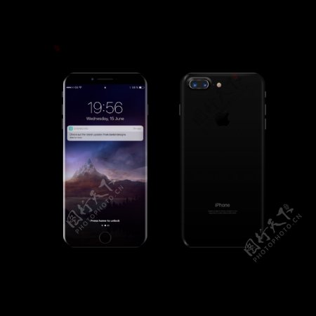iPhone8正面背面
