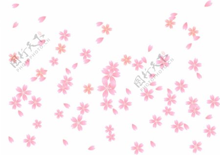 粉色碎花壁纸png元素