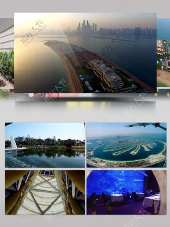 2K迪拜阿拉伯酒店旅游度假展示旅游宣传片