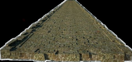 古代地砖铺设路面png元素
