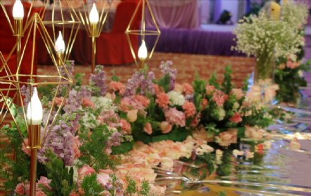 婚宴鲜花装饰