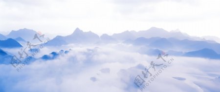中国风雾山风景