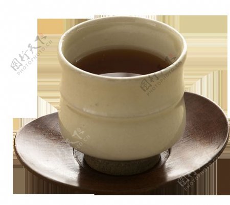 素雅浅色茶杯产品实物