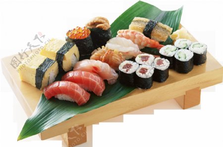 精致寿司日式料理美食产品实物