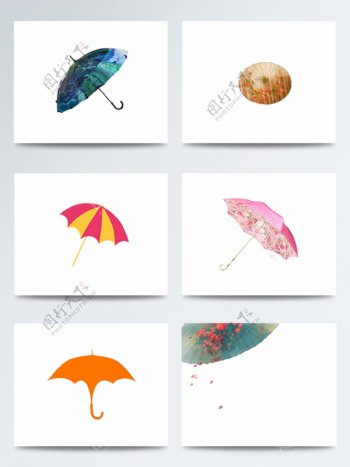 时尚卡通彩色雨伞