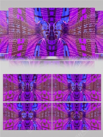 紫色抽象光斑视频素材