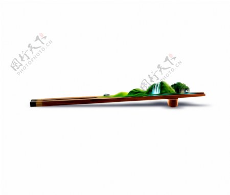 创意个性筷子装饰素材