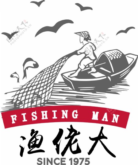 渔佬大logo标志