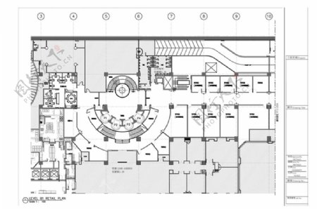 CAD星级酒店平面方案规划