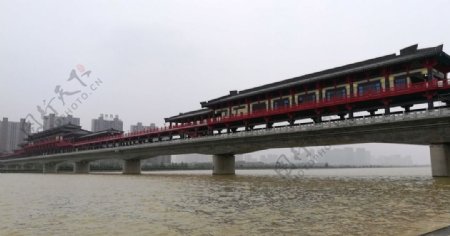 咸阳渭河古桥