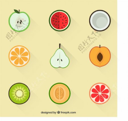 夏季水果图标