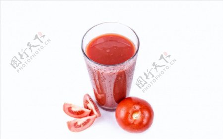 营养的西红柿果汁