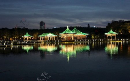 湖心亭夜景