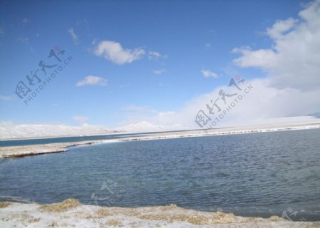 西藏雪山湖泊